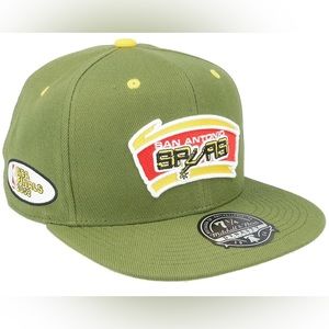 San Antonio Spurs flat bill fitted cap